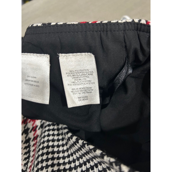 Women's Jones New York black and red plaid pencil Skirt Size 10 - Picture 10 of 10